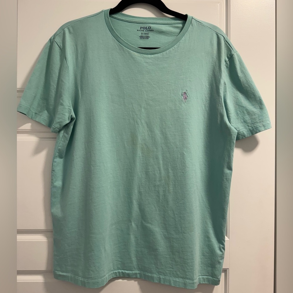 Polo Ralph Lauren Men’s Short Sleeve T-Shirt — Light Green | Size Medium